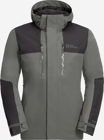 JACK WOLFSKIN Outdoor jacket 'JASPER' in Green: front