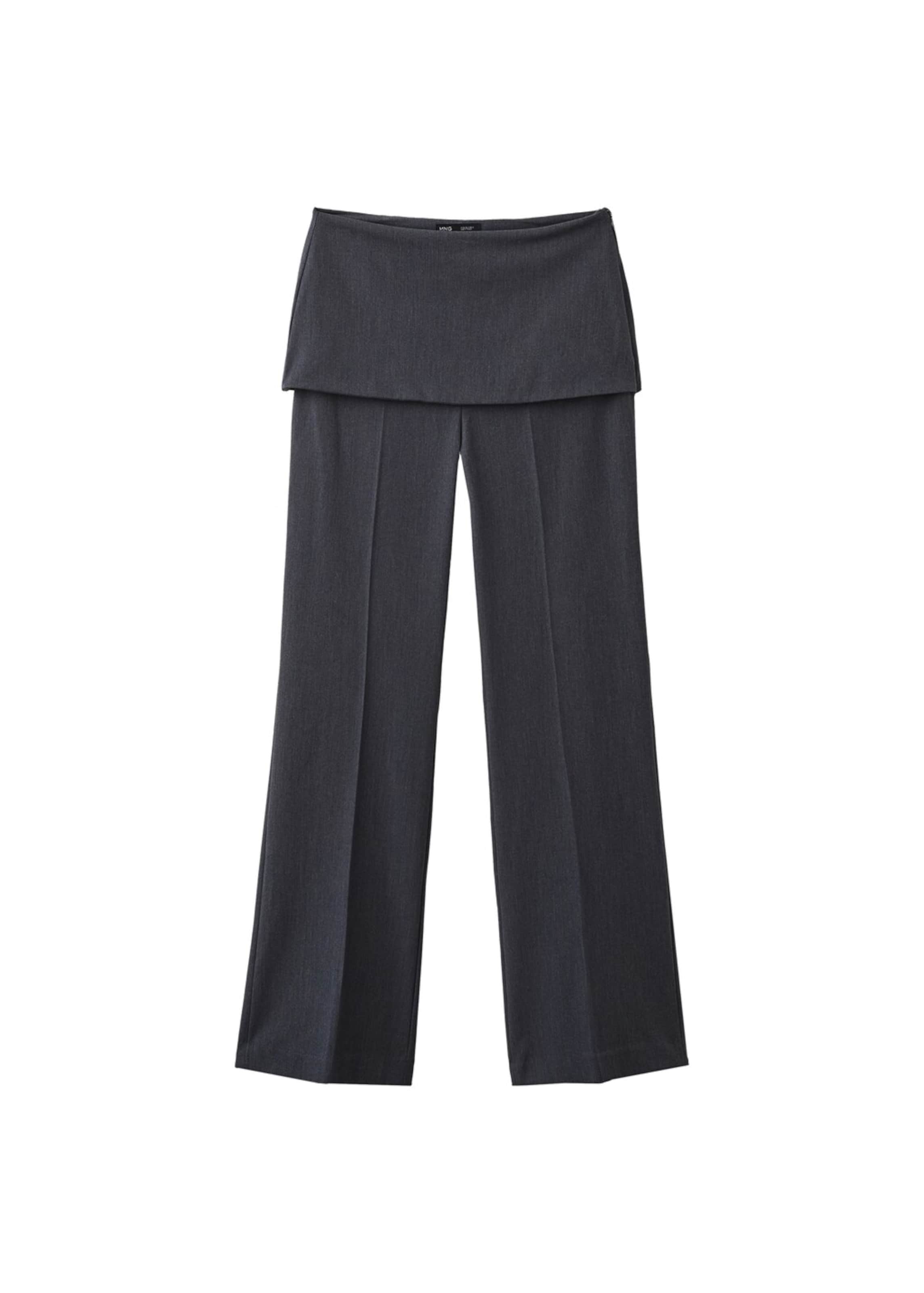 MANGO Pleat-Front Pants 'Tokyo' in Dark grey, Item view