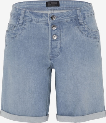 Oklahoma Jeans Slimfit Shorts in Blau: predná strana