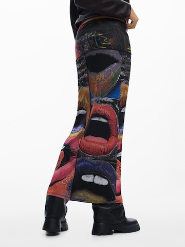 Desigual - Saia em mistura de cores