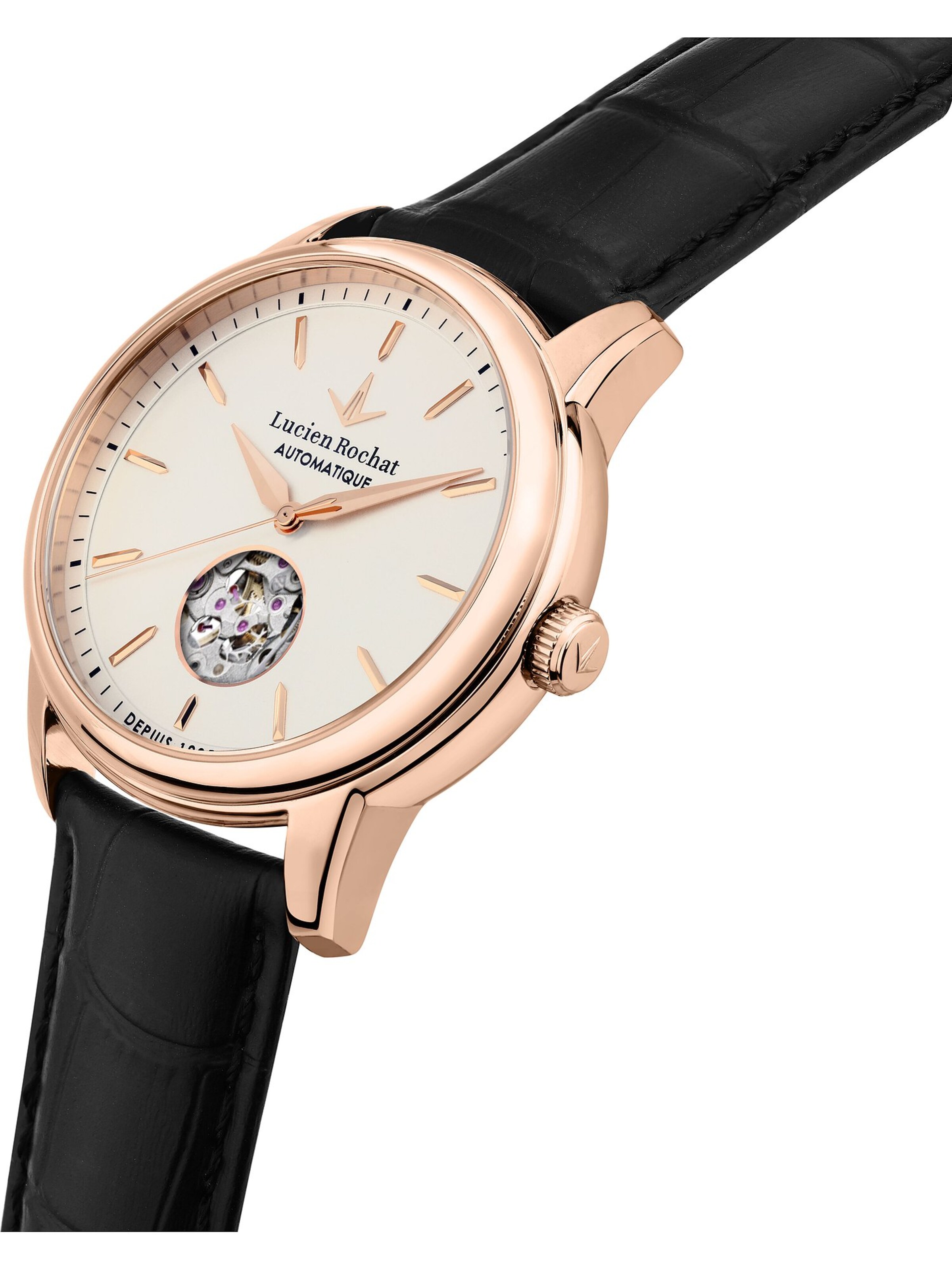 Lucien Rochat Analog Watch in Black