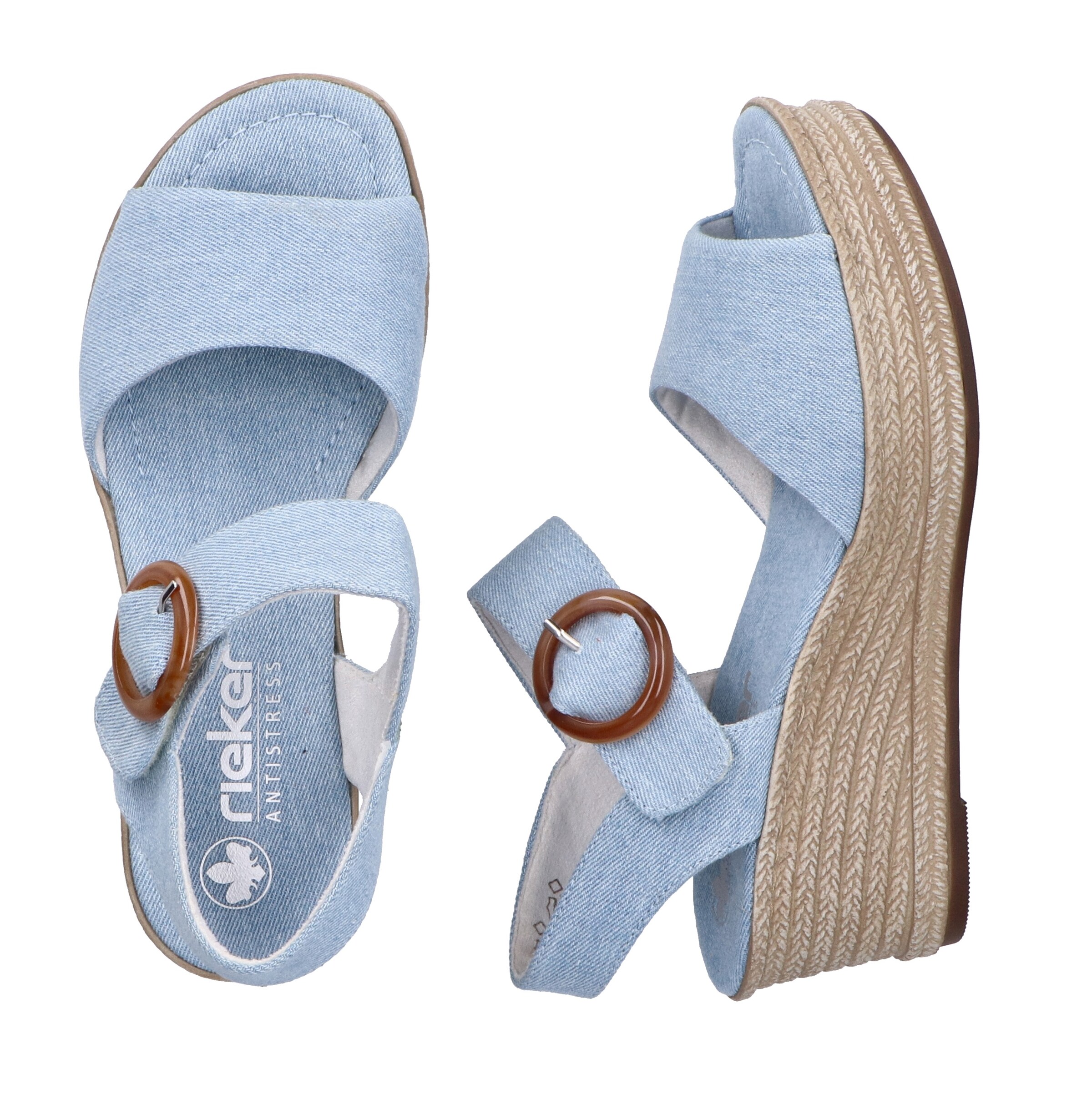 Sandales Rieker en bleu