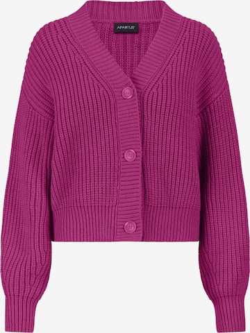 APART Strickjacke in Lila: Vorderseite