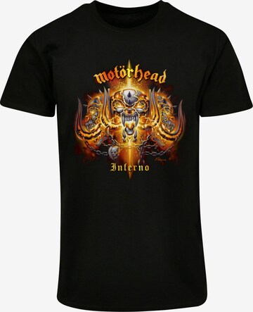 Merchcode Shirt 'Motorhead - Inferno' in Zwart: voorkant