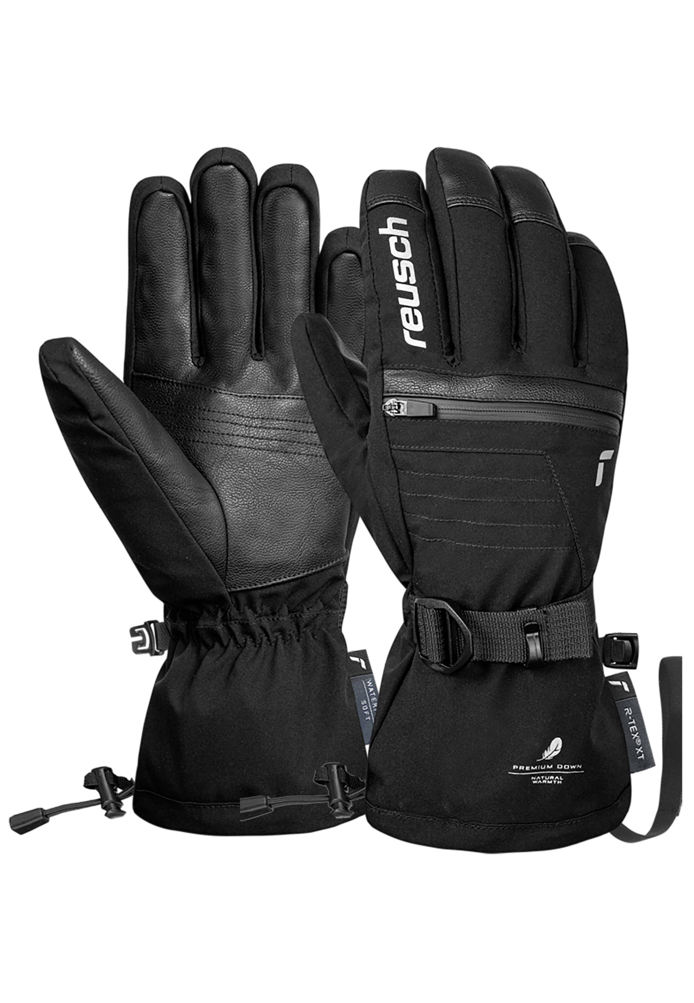 REUSCH Sports gloves 'Lando R-TEX® XT' in Black: front