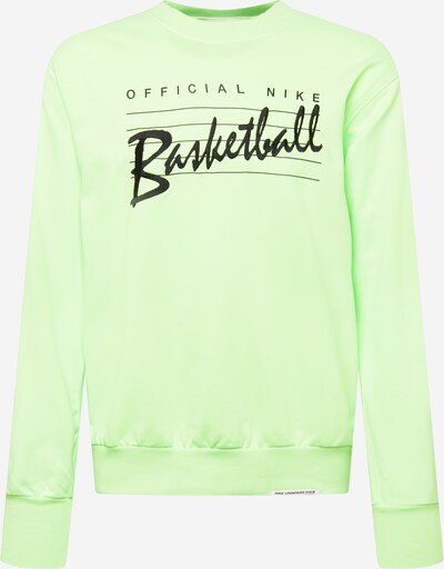 Hanorac sport NIKE pe verde limetă / negru, Vizualizare produs