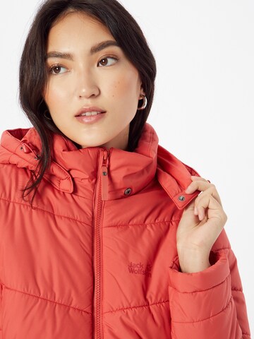 JACK WOLFSKIN Outdoorový kabát 'NORTH YORK' - Červená