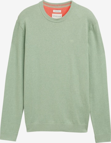 TOM TAILOR Sweater in Green: front