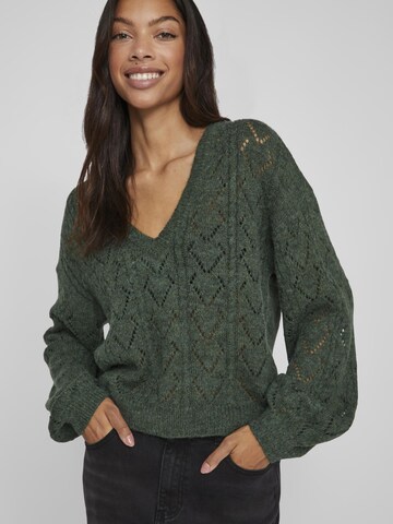 VILA Sweater in Green
