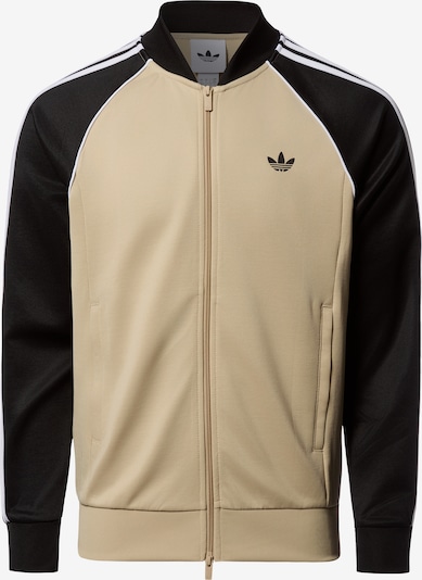 Džemperis 'Stokha' iš ADIDAS ORIGINALS, spalva – smėlio spalva / juoda / balta, Prekių apžvalga