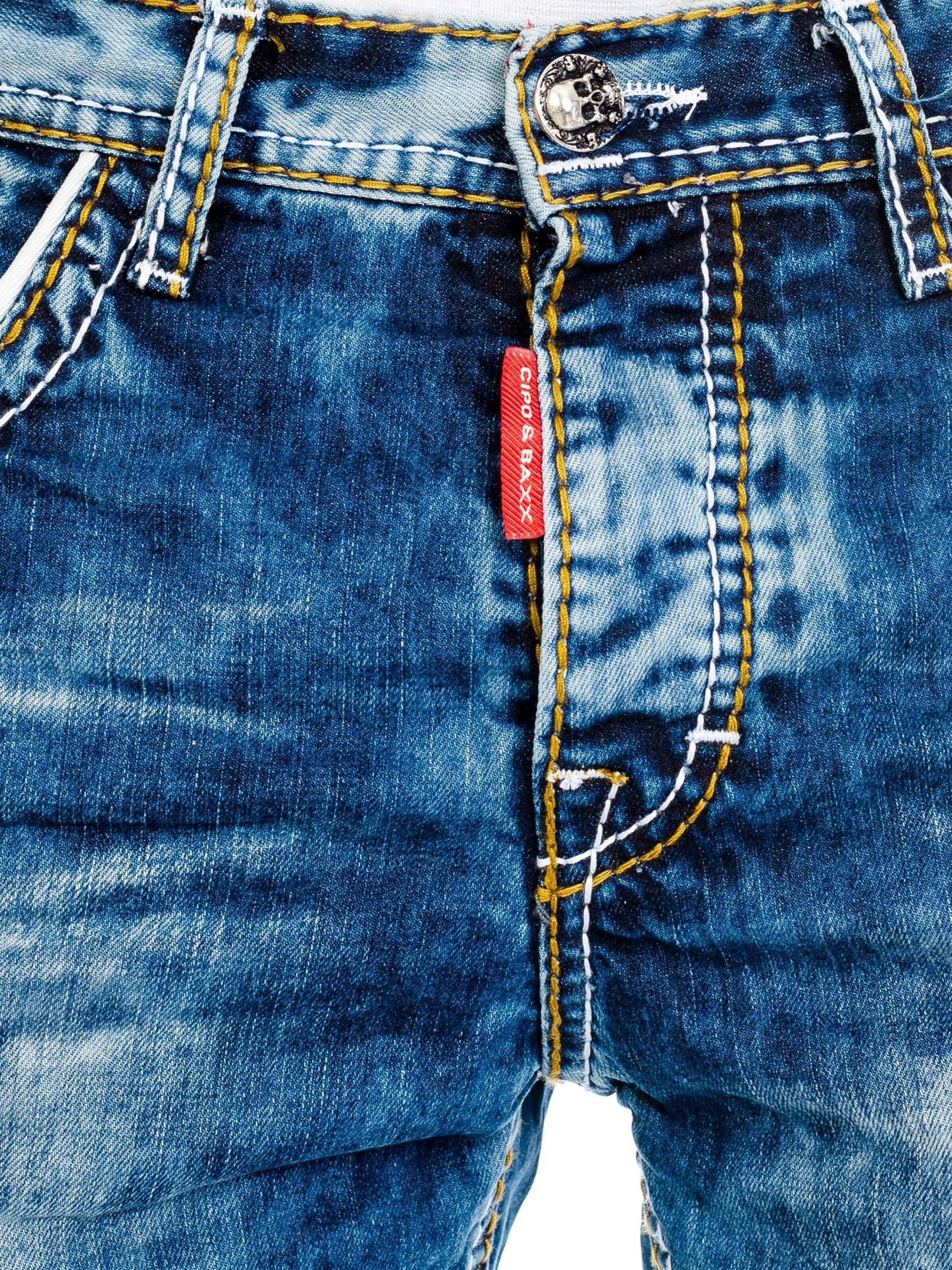 CIPO & BAXX Regular Jeans 'BJ148' in Blue