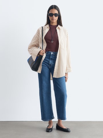 & Other Stories Wide leg Jeans in Blauw: voorkant