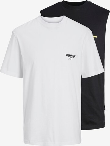 JACK & JONES T-shirt 'BORA' i svart: framsida