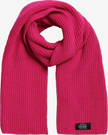 Superdry Scarf in Pink: front