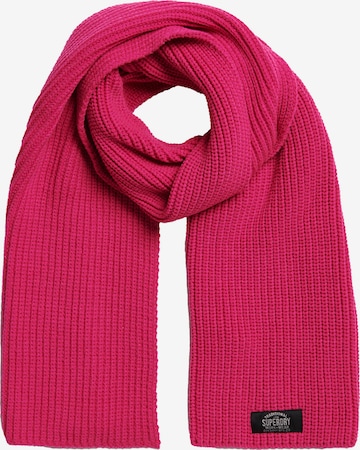 Superdry Scarf in Pink: front