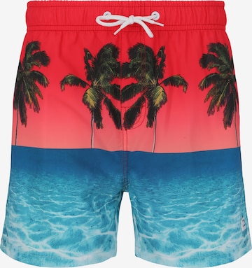 Cruz Board Shorts in Red: front