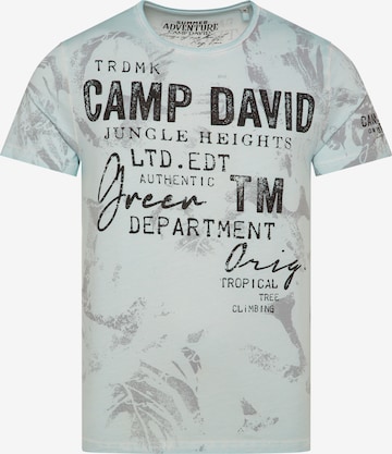 CAMP DAVID Paita värissä sininen: etupuoli