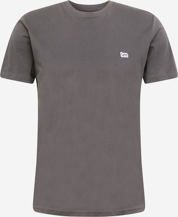 Lee Μπλουζάκι 'Short sleeve patch Logo Tee' σε γκρι: μπροστά