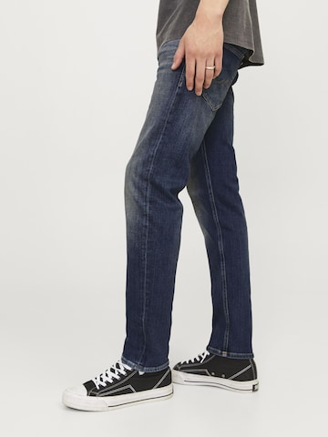 JACK & JONES Zúžený strih Džínsy 'JJIMIKE JJORIGINAL' - Modrá
