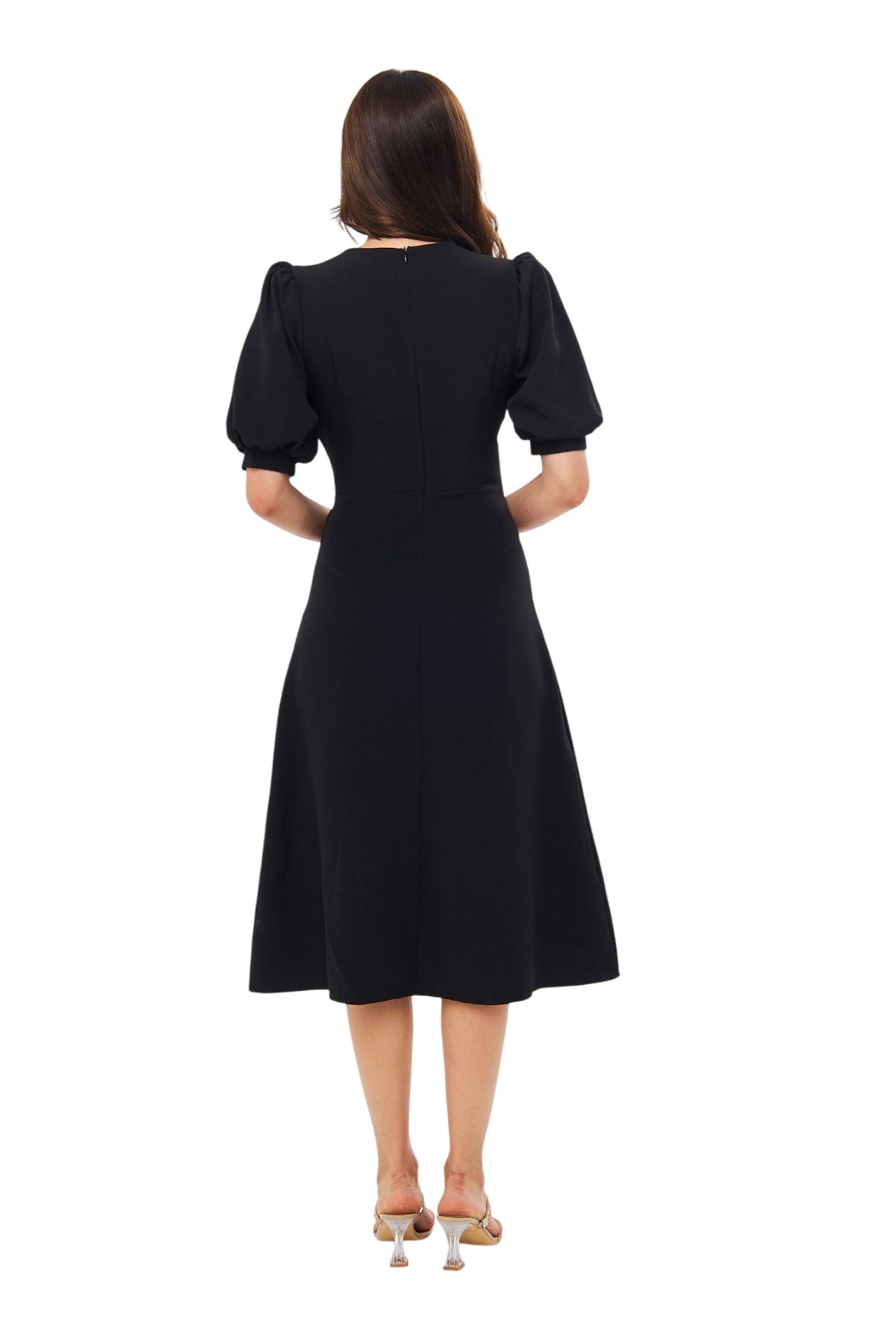 WOMAN VISION Shirt dress in Black