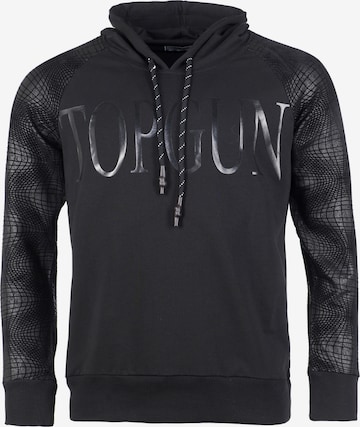 TOP GUN Hoodie ' 2010 ' in Schwarz: predná strana