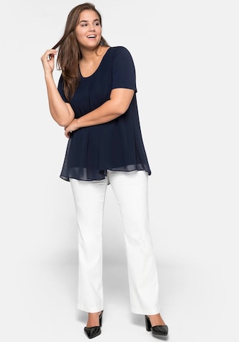 SHEEGO Блуза в синьо