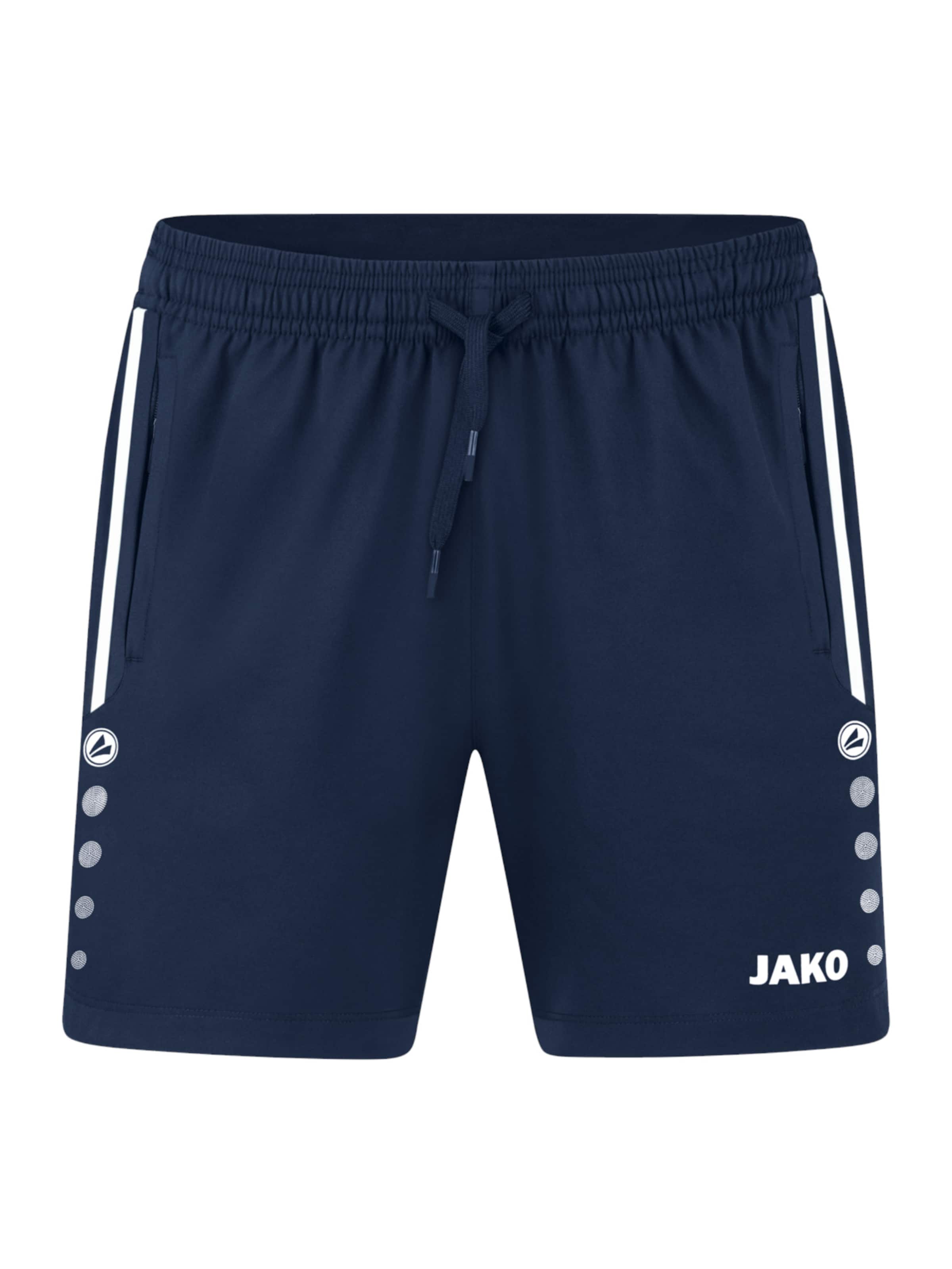 JAKO Workout Pants in Blue: front