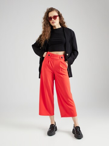 JDY Wide leg Broek 'GEGGO' in Rood