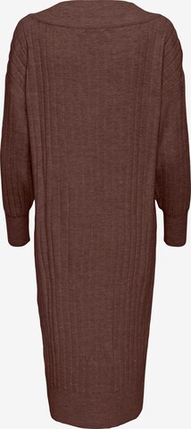 ONLY Knitted dress 'Tessa' in Brown