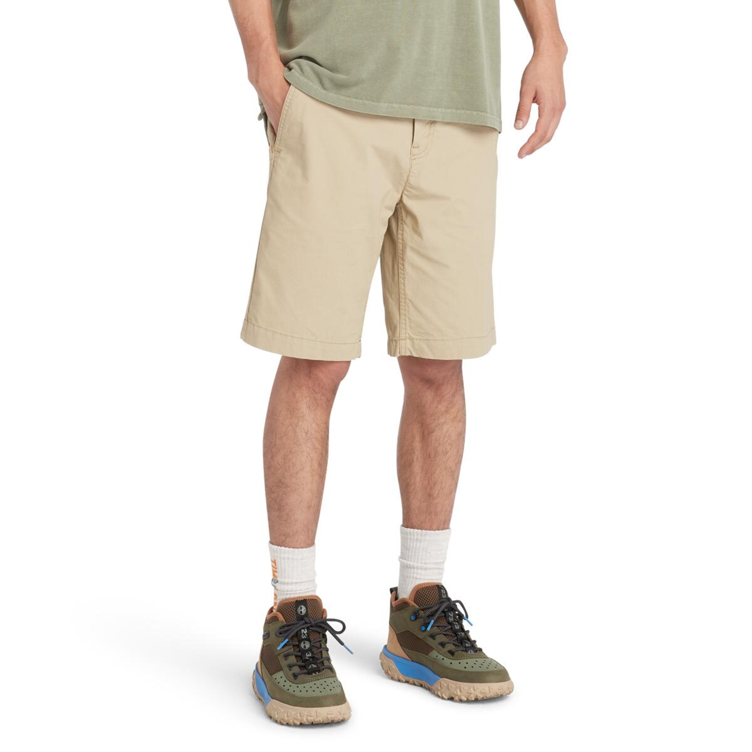 TIMBERLAND Regular Pants in Beige: front