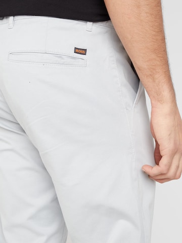 BOSS - Slimfit Pantalón chino en gris