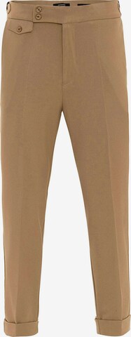 Antioch Tapered Pantalon in Beige: voorkant