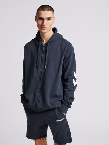 Hummel Sports sweat jacket 'Legacy' in Blue