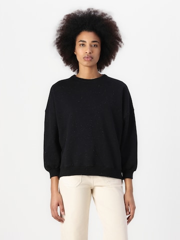 Felpa 'CHEBBI' di sessun in nero: frontale