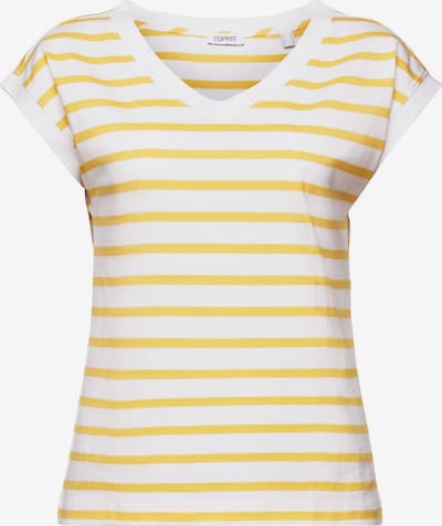 ESPRIT T-shirt en jaune / blanc, Vue avec produit