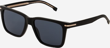 Lunettes de soleil BOSS en noir : devant