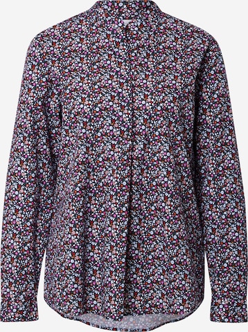 SEIDENSTICKER Blouse 'Schwarze Rose' in Blue: front