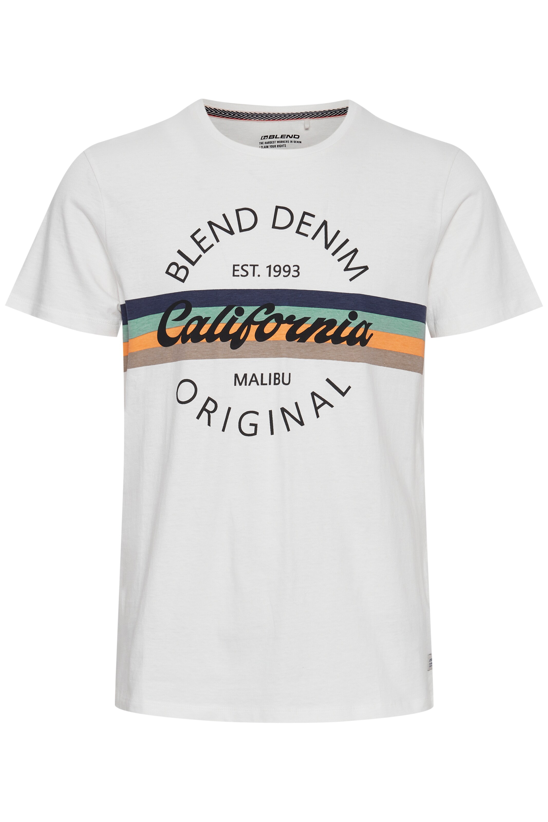 T-Shirt 'ADAMUS' BLEND en blanc : devant