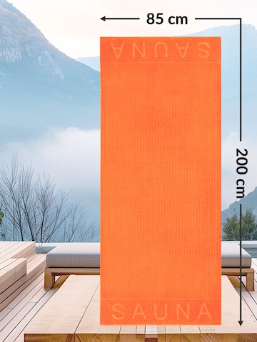 Lashuma Towel 'Kopenhagen' in Orange