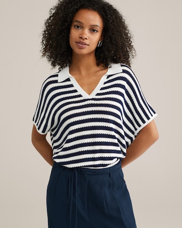 WE Fashion Tröja i blå: framsida