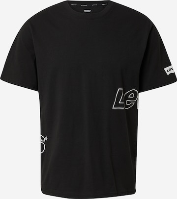 LEVI'S ® - Camisa 'Relaxed Fit Tee' em preto: frente
