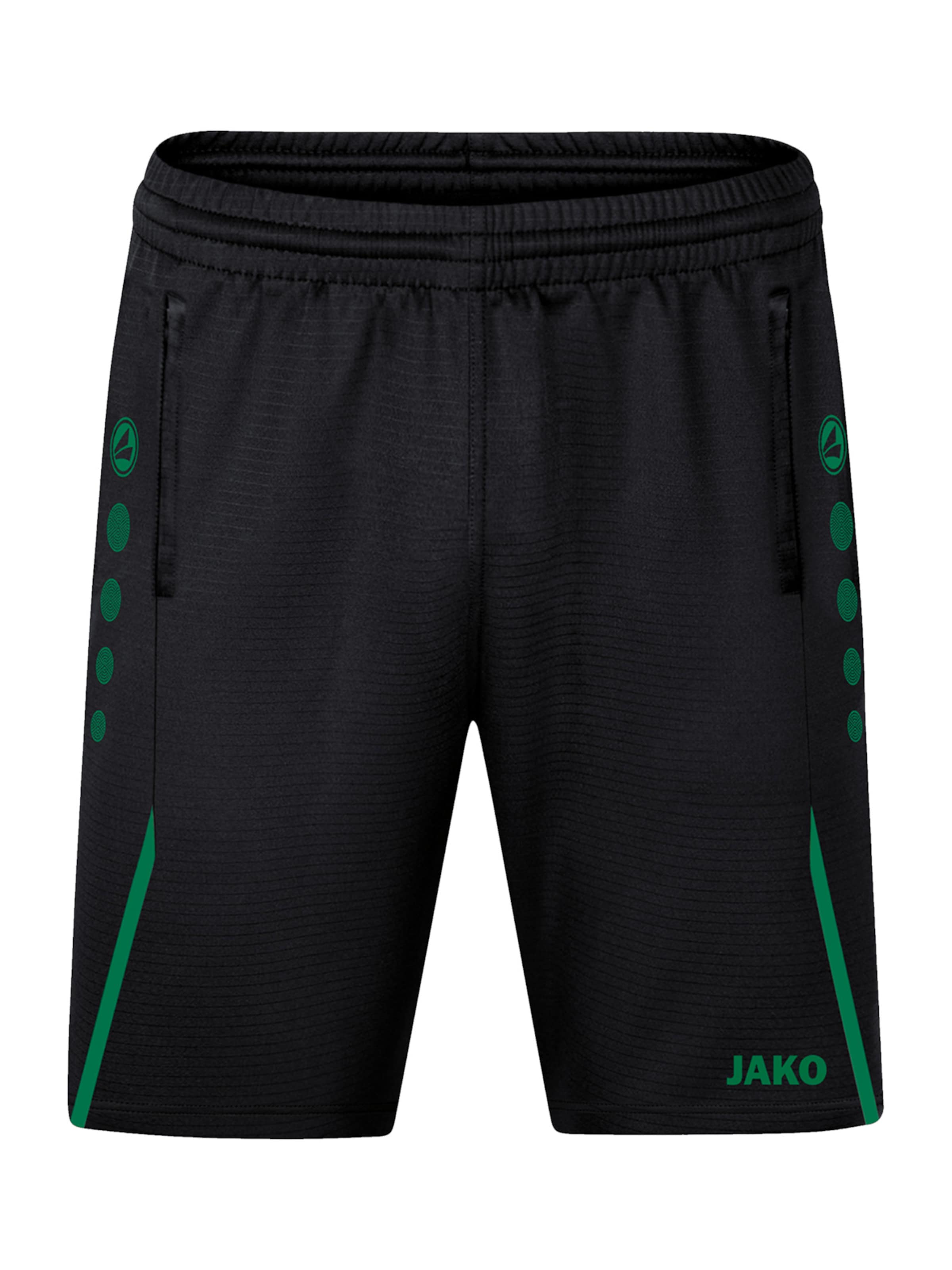 JAKO Regular Sportshorts 'Challenge' in Schwarz: Vorderseite