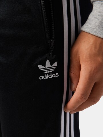 ADIDAS ORIGINALS Tapered Pants 'Adicolor Classics Sst High-Shine' in Black