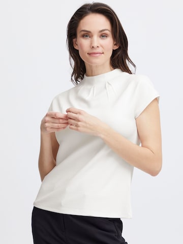 Fransa Shirt 'ZASKATER ' in White: front