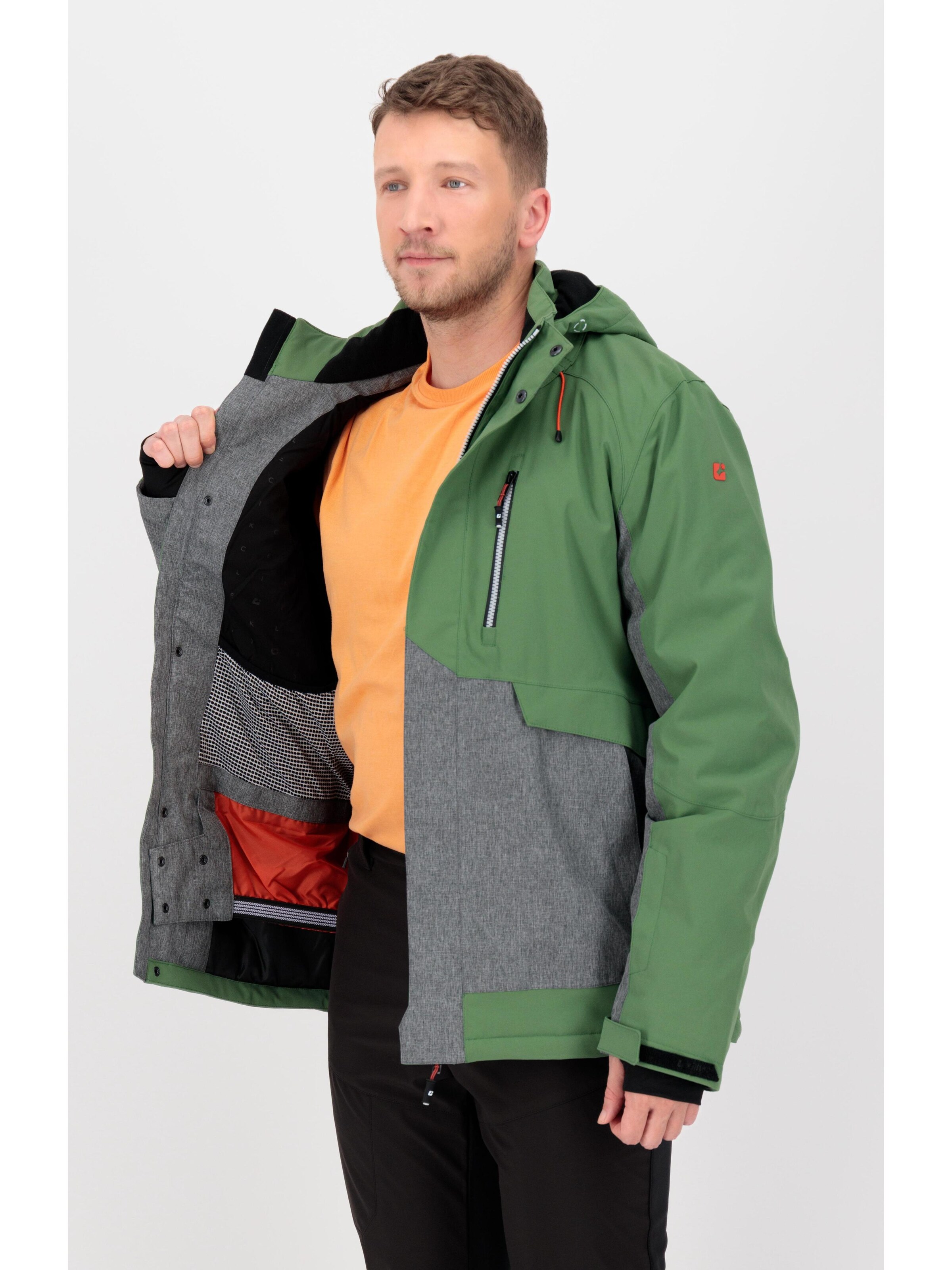 KILLTEC Winterjas 'KSW 42' in Groen