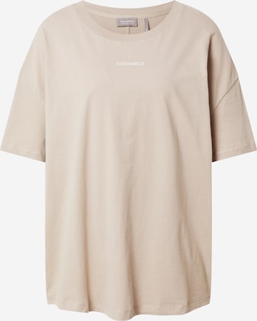 Elias Rumelis Oversize t-shirt i brun: framsida