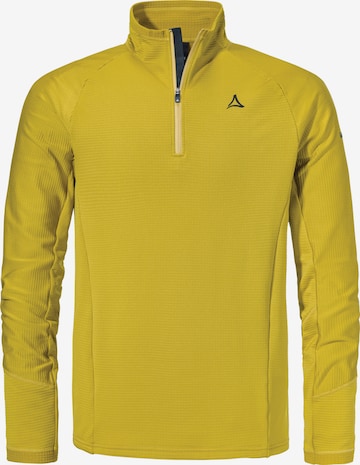 Schöffel Performance shirt 'Cascata' in Yellow: front