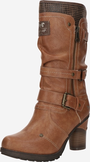 MUSTANG Saappaat värissä ruskea / konjakki / tummanruskea, Tuotenäkymä