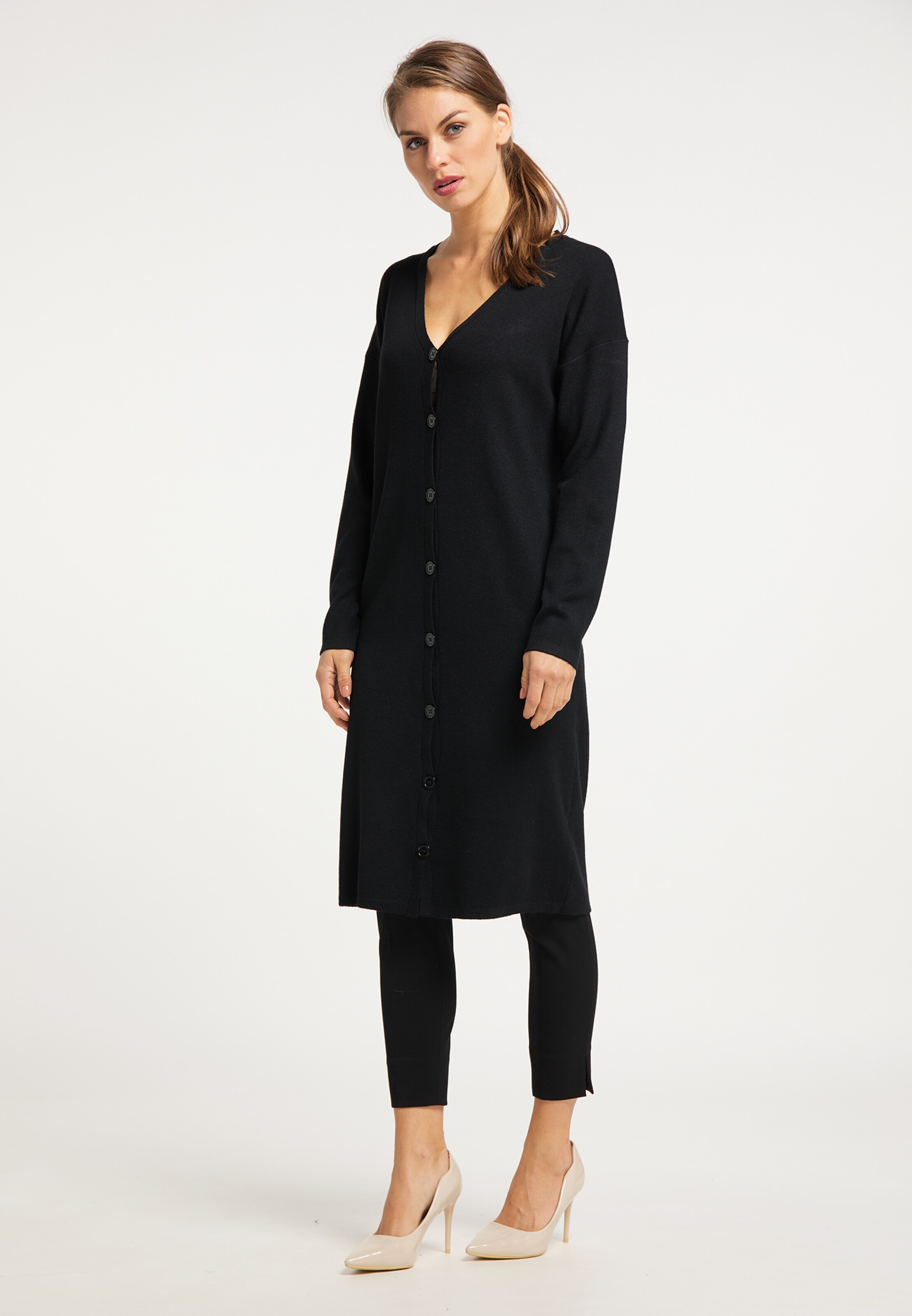 Frauen Pullover & Strick usha BLACK LABEL Cardigan in Schwarz - NE04899 Frauen Pullover & Strick usha BLACK LABEL Cardigan in Schwarz - NE04899