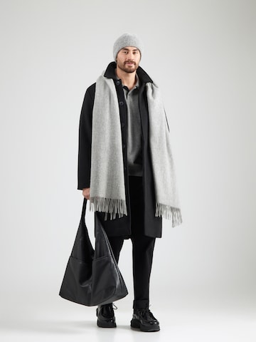 JACK & JONES Ανοιξιάτικο και φθινοπωρινό παλτό 'JORNORREBRO' σε μαύρο